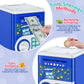 Dark Blue Piggy Bank For Kids With Password Code Lock And Auto Grab Bill Slot, Philaeec Real Money Cash Coin Can Saving Box Elec