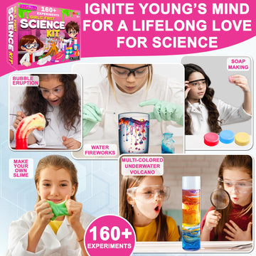 Jim&Gloria Girls Science Kits For Kids Age 5-7 8-12 Year Old Birthday Gifts For Girls Easter Gifts, Learning & Educational Toys, Stem Toys, Chemistry Set, Science Experiments For Kids Volcano Projects