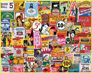 White Mountain Five And Dime Puzzles For Adults 1000 Pieces Jigsaw Puzzle For Adults And Grandparents