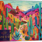 Elena Essex 2000 Piece Puzzle - Desert Hideout  2000 Piece Puzzle for mature-themeds  Puzzles for mature-themeds  Cool Cactus National Parks  Size 39x30 inches