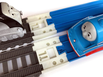 Trainlab Adapters Compatible With Trackmaster (2014+) And Plarail Train Tracks (2Pc) (Nitebrite)
