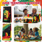 Sweetude 50 Pcs Juneteenth Day Paper Bags Bulk Happy Juneteenth Gift Treat Wrap Goodie Bags for Freedom Day 1865 Black American