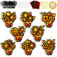 QOUBAI 32 Sets Fall Bouquet Suncatchers Craft Kit DIY Window Stained Glass Effect Autumn Bouquet Paper Crafts Home School Classr