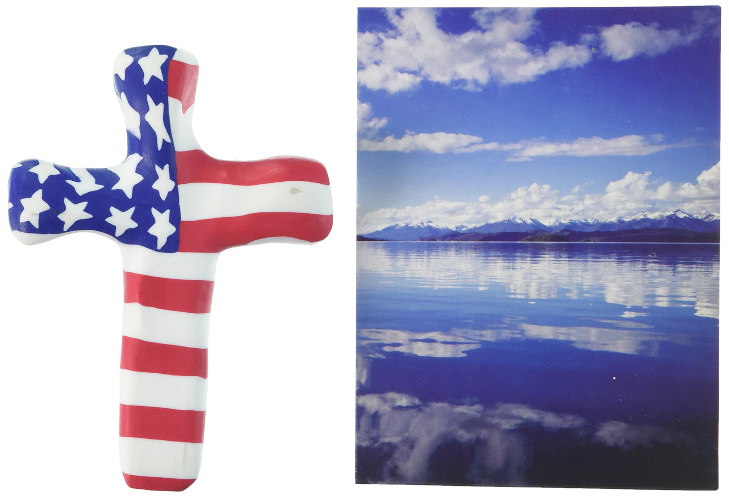 Calypso Studios By First & Main Patriotic Hand Held Comforting Cross