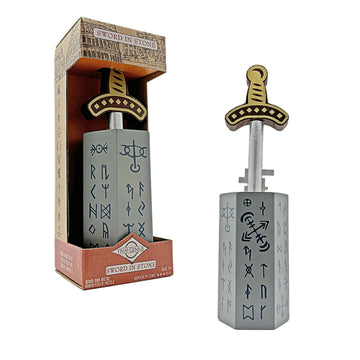 Project Genius decorative replica blade in Stone 3D Blind Maze Brainteaser  Wooden Mechanical Puzzle  Gift for Kids 8+  Teens  and mature-themeds - True Genius Series Inspired by Historic Artifacts