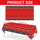 Auroraparty 3Pcs Spider Birthday Party Tablecloth Hero Table Cover Birthday Party Decorations Large Plastic Disposable Birthday