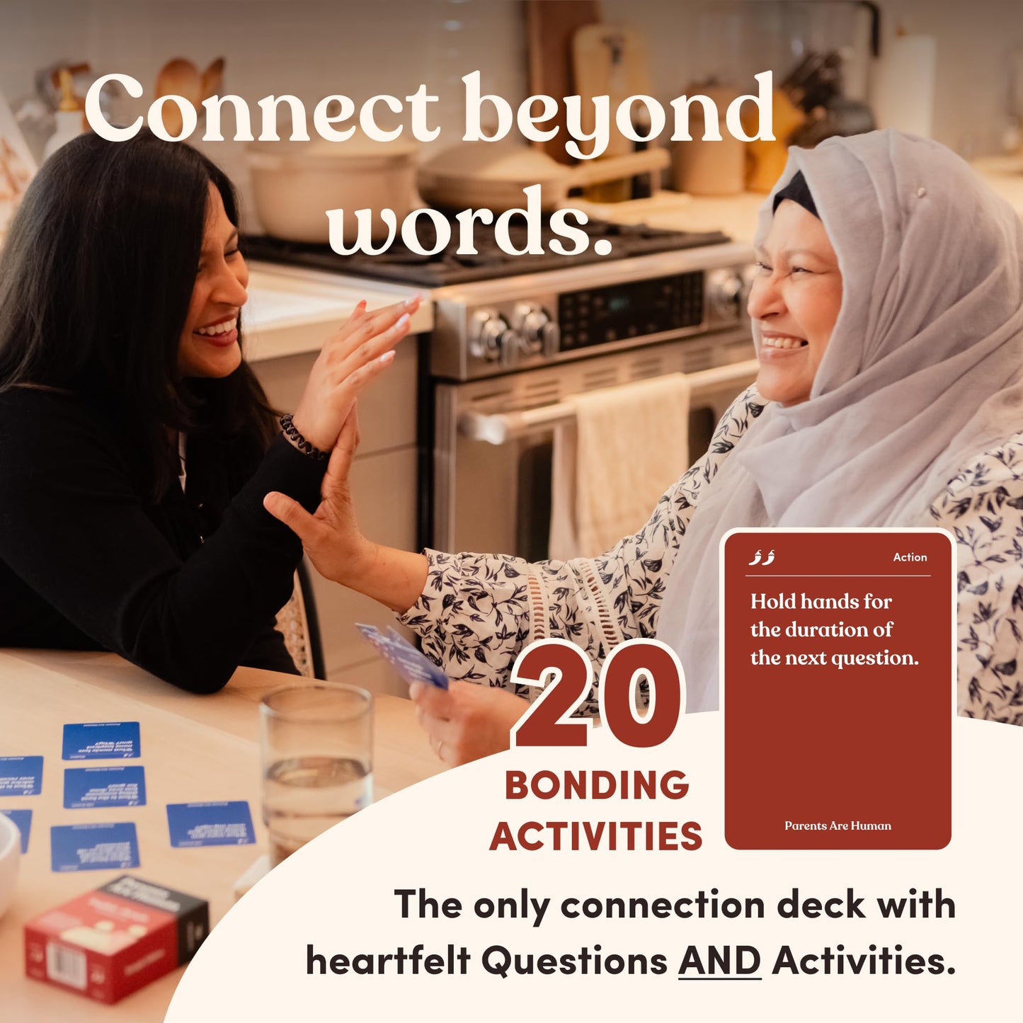 Parents Are Human Bilingual Conversation Cards, English + Russian