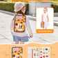 Heypappy Busy Board, 12 in 1 Busy Book Learning Sensory Toys for Toddlers with Fine Motor Skills, Busy Book Toys with Backpack S