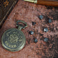 DND 6mm Micro Polyhedral Dice Set with Pocket Watch Shell Case Perfect for Dungeons and Dragons, Tabletop RPG and Cards Board Ga