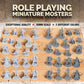Path Gaming 40 Fantasy Tabletop Miniatures For Dungeons And Dragons . 28Mm Scaled 10 Unique Designs, Bulk Unpainted