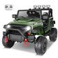 Hikole Ride On Car Truck, 12V Battery Powered Kids Electric Car W/ 2.4 Ghz Parental Remote Control,Spring Suspension,Led Lights,