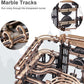 ROKR 3D Wooden Puzzles for mature-themed  Marble Run Puzzle Model Mechanical Marble Run Building Kits DIY Toy Hobbies for mature-themeds for Men  Women