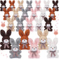 24 Pcs Mini Bunny Plush Bulk Rabbit Stuffed Animal Toy Gift Doll 3.15 Inch Keychain for Girls Boys Teens mature-themed Gift Box DIY for Baby Shower Wedding Birthday Decoration