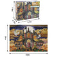500 Piece Jigsaw Puzzle For Adults 20' X 14',Witch'S Ghost Castle Haunted Puzzles Halloween Decoration For Family Party Holiday