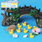JIUZHU 220 Pcs Mini Resin Duck Christmas Miniature Figure Landscape Aquarium DIY Birthday Party Decoration Bonsai Interior Decor