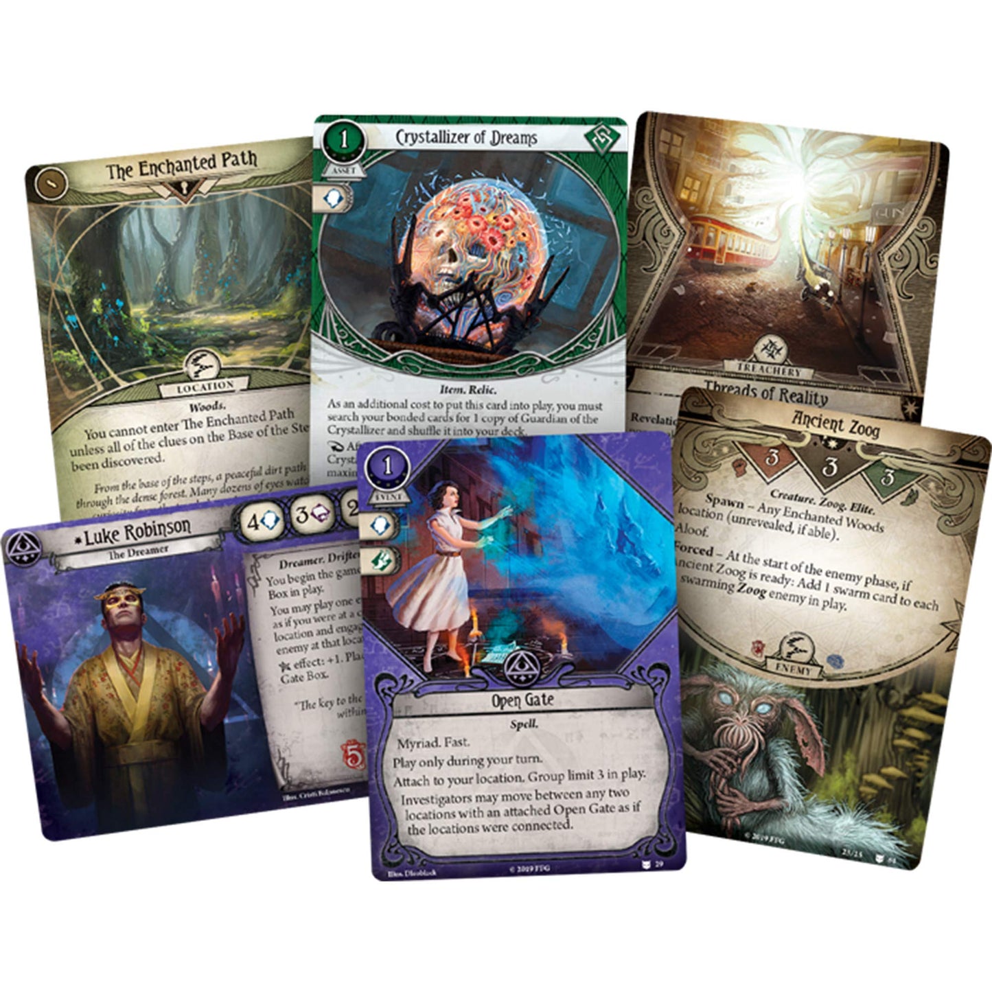 Fantasy Flight Games Arkham Horror The Card Game The Dream-Eaters Expansion - Explore The Hidden Realms of Wonder and Nightmares