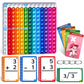 Joycat 288 Flash Cards For Kids Ages 4-8, Math Flash Cards & Pop Fidget Chart, Math Manipulatives Game For Addition Subtraction Division Multiplication For Kindergarten 1St 2Nd 3Rd 4Th 5Th 6Th Grade