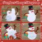 Tioncy 24 Set Snowman Coaster Craft Kits - Winter Snowman Cutouts, DIY Christmas Cup Coasters, Ideal for Family Fun, Classroom H
