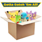 Pokemon 8'' Plush Mystery Blind Box 4-Pack - Receive 4 Assorted Figures & Starters - Officially Licensed - Authentic Stuffed Ani