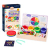 Battat Education - Play Food Set - Sorting Toy Food - Toddler Pretend Play Set - Fine Motor Food Toy - Learning Kitchen Toys - 3