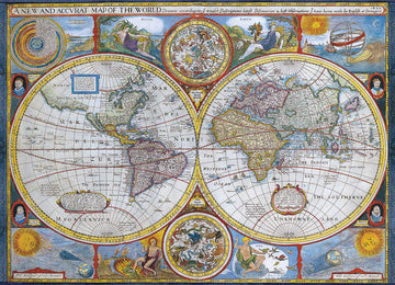Eurographics New And Accurate Map Of The World Puzzle (1000-Piece), 6000-2006