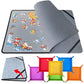 Folding Puzzle Board With 6 Puzzle Sorting Trays, Puzzle Felt Mat,For Puzzle Storage Puzzle Saver, Non-Slip Surface, Up To 1000