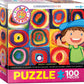 Eurographics Colour Study Of Squares By Wassily Kandinsky 100-Piece Puzzle, Multicolor