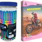 Classmate Octane Neon Gel 25s Jar 25 Blue Gel Pens Notebook  Single Line