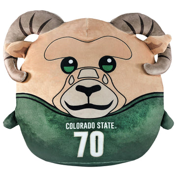 Sleep Squad Colorado Sate Rams Cam The Ram 12'' Mascot Kiri Cloud Plushie - Official Collegiate Plush