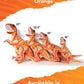 Real Planet 19' T Rex Stuffed Animal - Realistic Dinosaur Plush Toys, Dino Plushie, Cute Dinosaur Plush, Plush Dinosaur Stuffed Animal, (Orange T-Rex, 19') (16' Long)