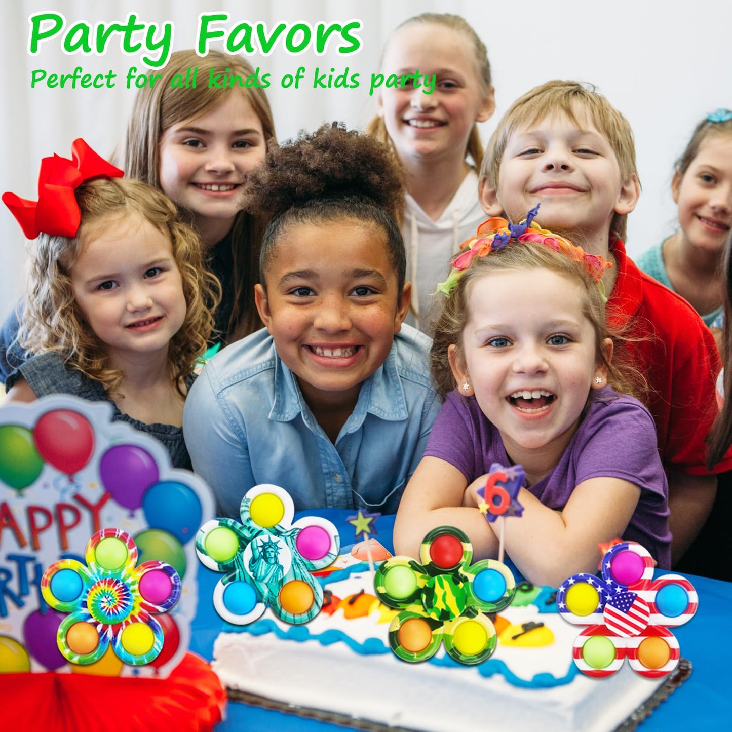 50Pcs Fidget Spinner Pop Fidget Toys Bulk For Adults, Fidget Toys For Kids 8-12 3-5, Adhd Autism Fidgets For Teens Toddler, Sens