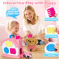 Ellinjan Montessori Toys for 1 2 3 Year Old Girl Gifts, Baby Musical Toys 12 18+ Months, 10 in 1 Bilingual Learning Toy with Sou