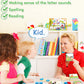 Gojmzo Wooden Cvc Word Spelling Games, Preschool Kindergarten Learning Activities, Montessori Educational Toys Gifts For 3 4 5 6