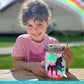 NUMI'SMILE Unicorn & Fairy Night Light Jar Craft Kit, Large, Pink, DIY Arts & Crafts for Girls Ages 3-12, Model NUMI-6928