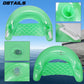 Zcaukya 2 Packs Inflatable Pool Float Chairs, Water Lounge Floaties for Adults with Cup Holder and Backrest, Floating Tube Armch