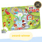 Upbounders Little Likes Kids - Splash Park Jumbo Puzzle, 48 Pieces, Beginner Jigsaw Floor Puzzle With Multicultural Family Children Preschoolers At Play, Age 4-8