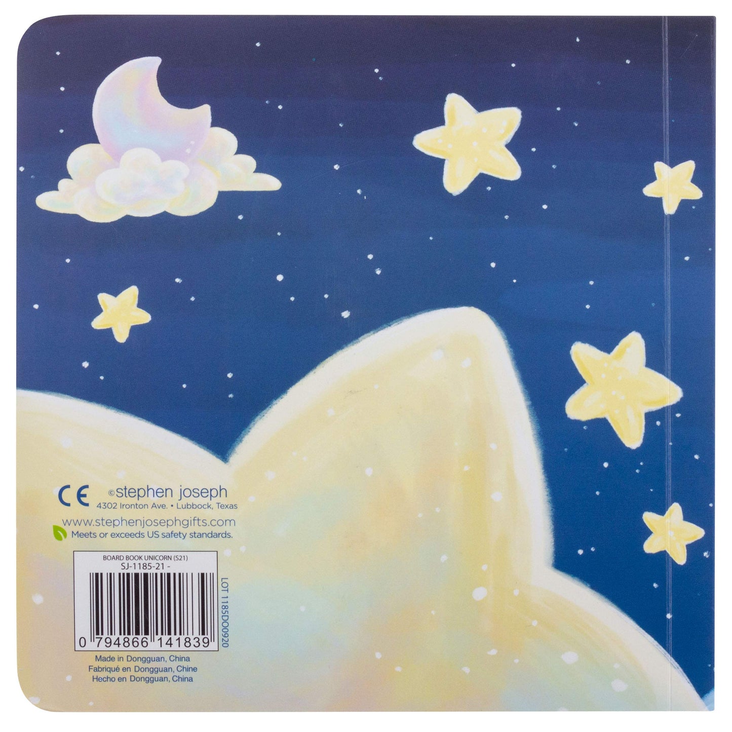 Stephen Joseph Board Book Unicorn