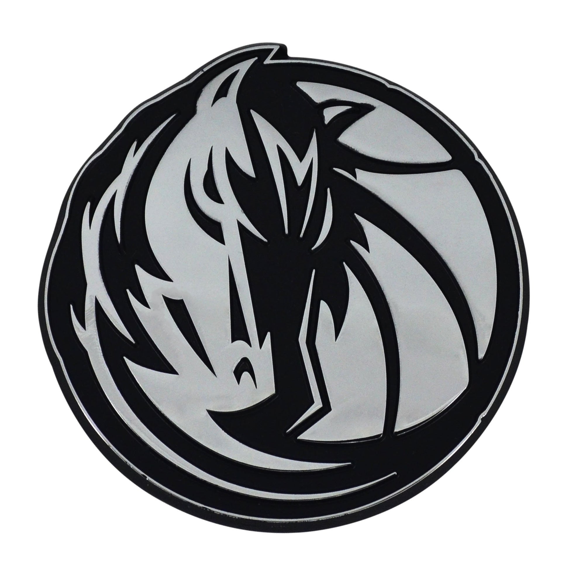 FANMATS 14854 Dallas Mavericks 3D Chrome Metal Auto Emblem