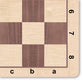 WE Games Mousepad Chess Board 20 in. with Walnut Wood Grain Design - enhanced Tournament Chess Mat  Perfect Travel Chess Board for mature-themeds
