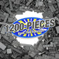 Mannidoo 1200 Pieces Flat Pieces, 9 Sizes Classic Moc Parts And Pieces Tiles Expansion Set - Compatible With All Major Brands, B