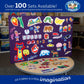 Little Folk Visuals My Plate Precut Flannel/Felt Board Figures, 56 Pieces Set