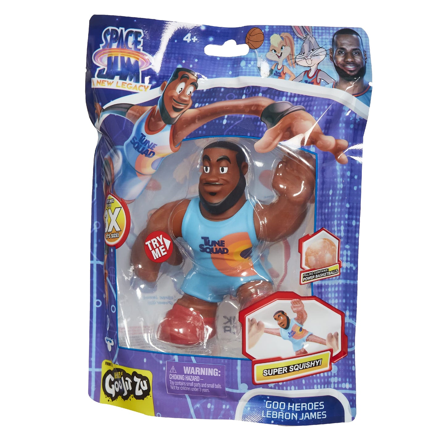 Moose Toys Heroes of Goo JIT Zu LeBron James Action Figure - 5" Multicolor Stretchy Goo Filled - Model 14594