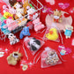 Fovths 32 Packs Valentine'S Day Mini Stuffed Animal With Heart Cards Jungle Animals Plush Toy Keychain For Valentines Day Gifts