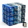 Luck Lab MTG Magic Life Counter Dice, 48 PCS - Compatible w/Magic Card Game Accessories, CCG Creature Stats w/ 2 Dice Bags (Blue