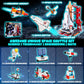 Wideland Space Exploration Shuttle Toys Gifts For 6 7 8 9 10 11 12 Year Old Kids, Girls, Boys, 12-In-1 Stem Projects Rocket Building Toy Kit With 3 Astronauts, Airplane Rocket Set Xmas Ideas, 885 Pcs