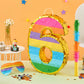 MUWOOB Rainbow Number 6 Pinata for 6th Birthday Party Decorations, Fiesta, Kids Anniversary Celebration, Birthday Pinata with St