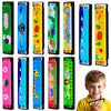 Upins 10Pcs Harmonica,16 Holes Cartoon Harmonica Musical Instrument,Beginners For Musical Party For Music Class(10 Styles)