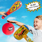 25 Pc Set, 12 Oversized 20 Pow Inflatable Baseball Bats, 12 Punch Balloon, 1 Huge 30 Bopper - for Superhero Theme Birthday Par