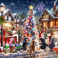 Vermont Christmas Company Snowman Contest Jigsaw Puzzle 1000 Piece - Large Piece Christmas Puzzle - Interlocking & Randomly Shaped Pieces - 30' X 24'