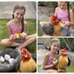 Maogolan 8Pcs Chicken Stuffed Animals, Stuffed Hen Plush Toys With Babies Chickens And Eggs, Nest House Plush Set, Cute And Soft Farm Stuffed Animals Gift For Kids